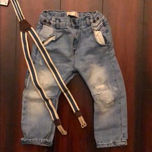 Zara boys distressed jeans- size 18-24 months